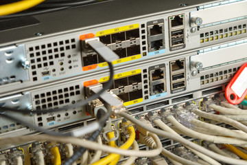 Network switch and ethernet cables