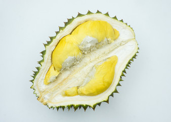 Fototapeta premium Durian isolated on white background