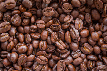 Backgrounds and textures coffee beans