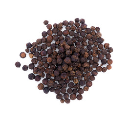pepper corn on white background
