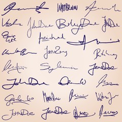 Personal signatures