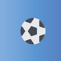 Soccer ball icon. flat design