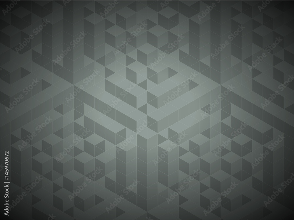 Poster vector squared pattern. geometric texture in grey color. effect stylish tiles. 3d abstract dynamic b
