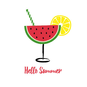Greeting card - enjoy summer time