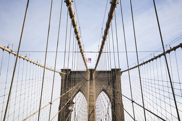Obraz premium Brooklyn bridge, in New York.