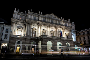 Fototapeta na wymiar La Scala theater, Milan, Italy