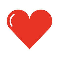 heart love isolated icon vector illustration design