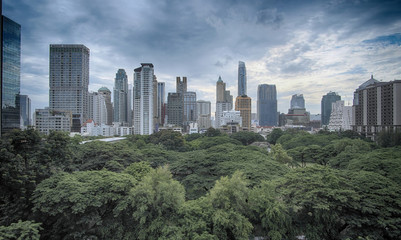 Fototapeta premium bangkok city view