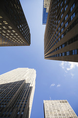 Fototapeta na wymiar Detail of a skyscraper.