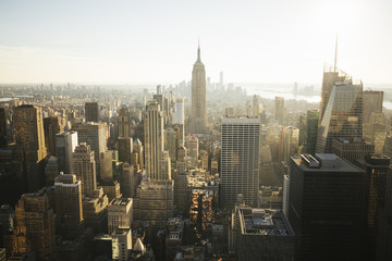 View of manhattan buildings.