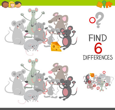 differences game with mice