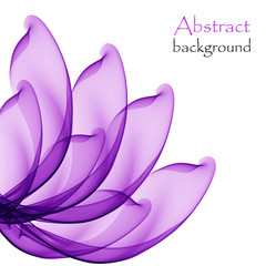 Abstract background with purple waves