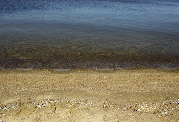 Background water and sand