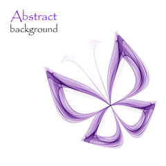 Abstract background with purple butterfly