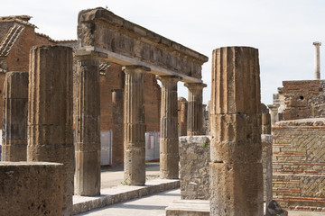 Fototapeta na wymiar Pompeii Naples, Italy