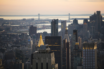 Fototapeta premium View of manhattan buildings.
