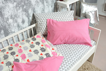 Beautiful children's bed, different colors