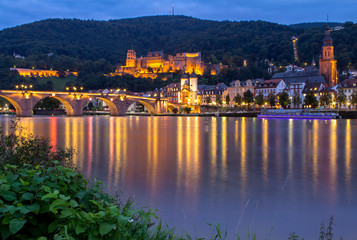 Fototapeta premium View to castle, Heidelberg, Germany