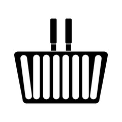 shopping basket isolated icon vector illustration design