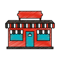 store building isolated icon vector illustration design