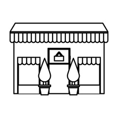 store building isolated icon vector illustration design