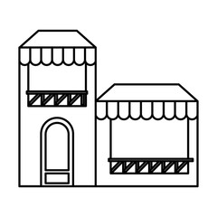 Fototapeta na wymiar store building isolated icon vector illustration design