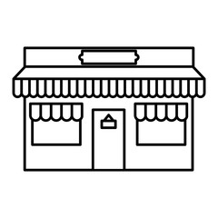 store building isolated icon vector illustration design