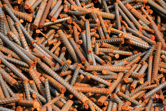 Carcass of round steel bar