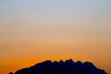 Mountain Silhouette 