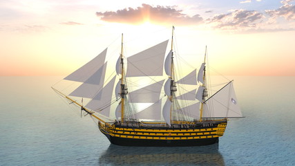 Obraz na płótnie Canvas 帆船 