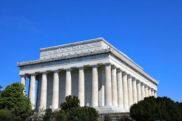 Fototapeta premium The Lincoln Memorial in Washington, DC, Southern Exposure