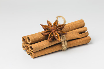 Star anise and cinnamon