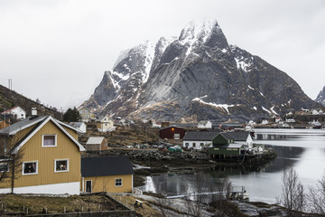 Fototapeta na wymiar Fishermen village. Norway.