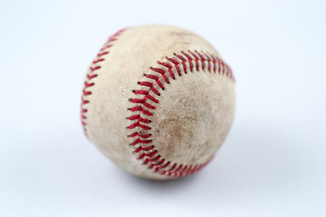 scuffed baseball