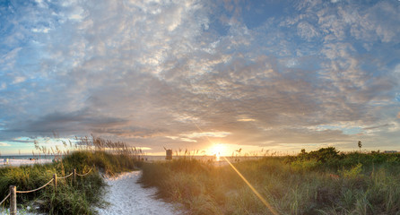 Obraz premium Sarasota Beach Access 10 - Sunset - Florida