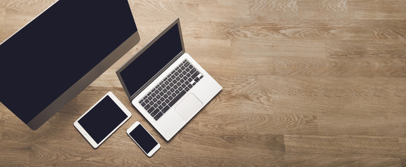 Responsive design mockup