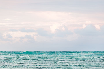 Ocean with cloud view