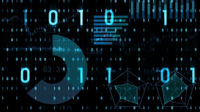 Business data graph digital world space number text.