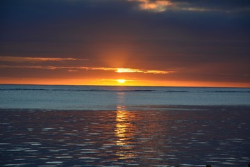 Fototapeta na wymiar Mauritius Sunset