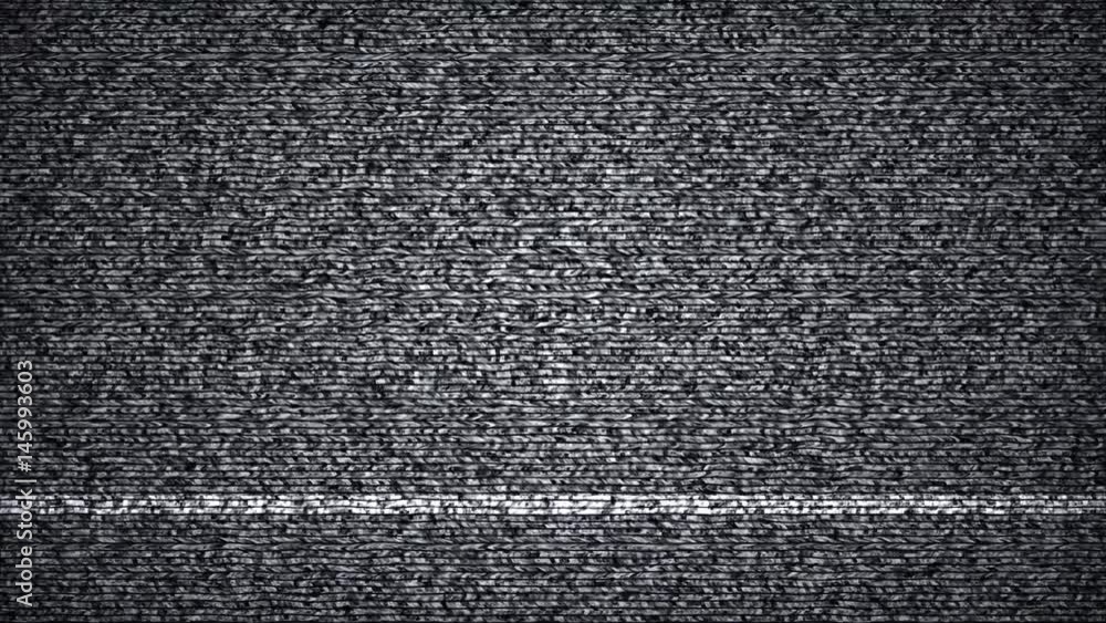 Poster static tv noise. seamless loop abstract background 4k uhd (3840x2160)