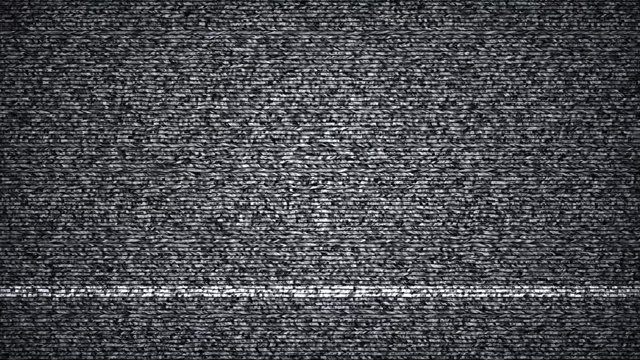 Static TV noise. Seamless loop abstract background 4k UHD (3840x2160)
