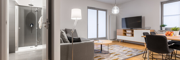 Interior of modern flat