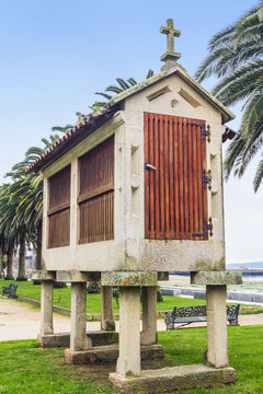 Horreo traditional granary in Galicia