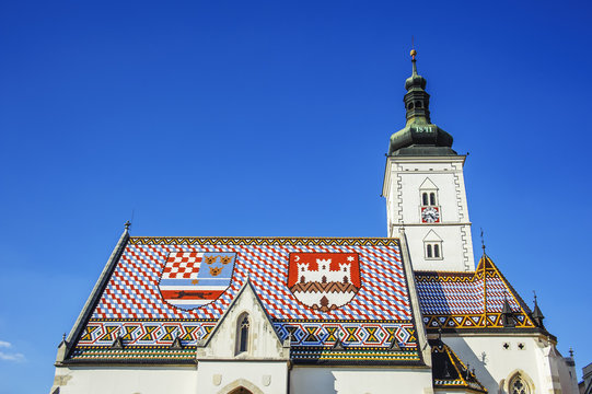 Michaelerkirche in der Altstadt von Zagreb