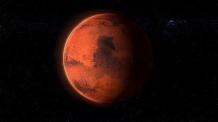 Obraz na płótnie Canvas Mars planet