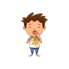 Child coughing