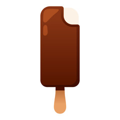 Set of ice cream vector illustration icon isolated cartoon chocolate food dessert sweet cold snack tasty fruit frozen candy flavor design delicious