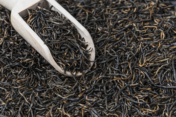 Black tea background