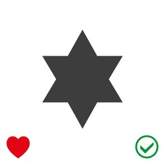 star icon stock vector illustration flat design