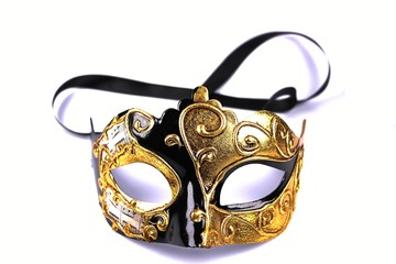 Opera mask isolated on white background